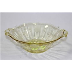 4 PIECE DEPRESSION GLASS SET