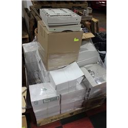 PALLET OF PAPER & PRINTERS