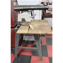 B&D DELUXE RADIAL ARM SAW