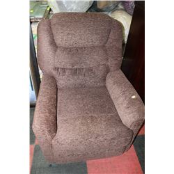 GREY FABRIC ELECTRIC RECLINING CHAIR