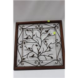 SHOWHOME WOOD AND METAL WALL HANGING