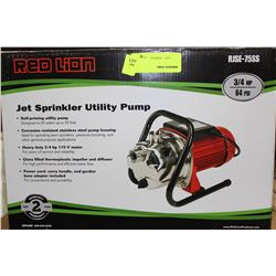 RED LION 3/4HP 64 PSI JET SPRINKLER UTILITY PUMP