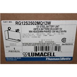 LUMICELL 12 VOLT BATTERY BACKED UP EMERGENCY LIGHT