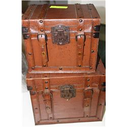 PAIR OF SHOWHOME STORAGE CHESTS