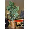 Image 1 : SHOWHOME ARTIFICIAL PLANT W WICKER PLANTER