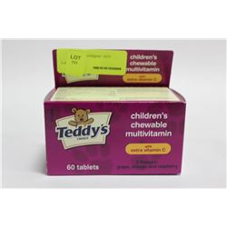 BOTTLE OF 60 TEDDYS CHOICE CHEWABLE MULTI