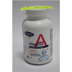 BOTTLE OF 250 VITAMIN A SOFT GELS