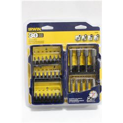 IRWIN 30 PC SCREWDRIVER BIT SET