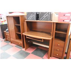 SHOWHOME 4 PC OFFICE FURNITURE SET