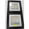 Image 1 : PAIR OF SHOWHOME WOOD FRAMED TREE PICTURES