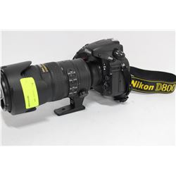 NIKON D-800 PROFESSIONAL CAMERA WITH NIKON MACRO