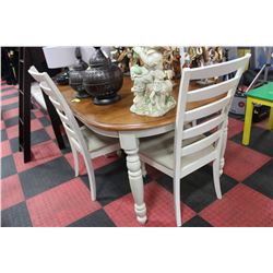 ESTATE DINING TABLE W/ 4 CHAIRS