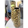 Image 1 : PAIR OF SHOWHOME WOOD STYLE VASES