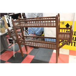 LARGE WOODEN PLANT STAND