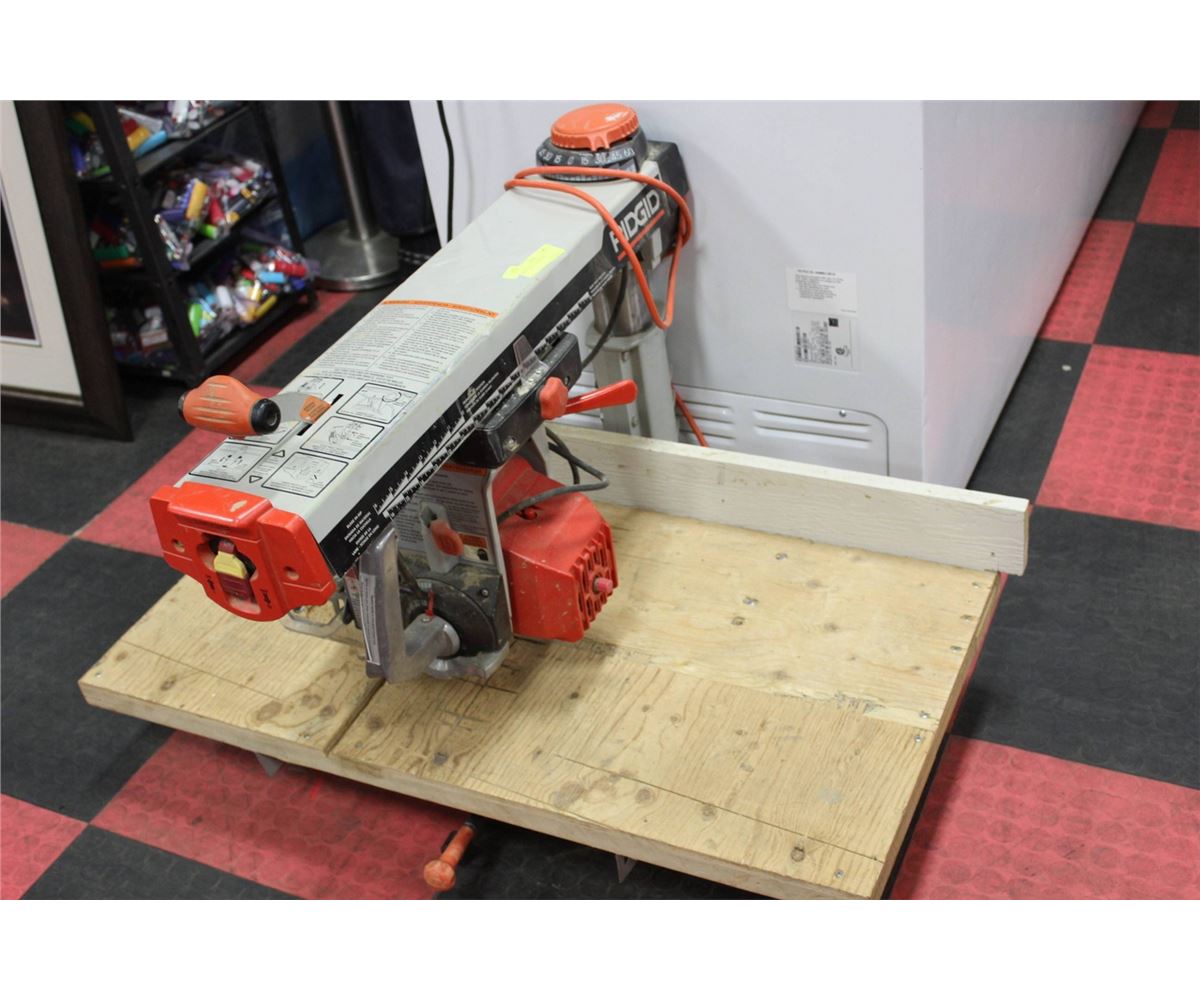 RIDGID RADIAL ARM SAW