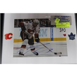 DION PHANEUF GUARANTEED AUTHENTIC AUTOGRAPH