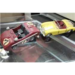 PAIR OF SHOWHOME ORNAMENTAL CARS