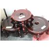 Image 1 : SET OF 3 MULTI-PURPOSE ROSEWOOD STANDS