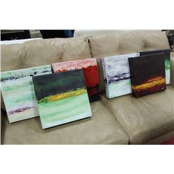 SHOWHOME SET OF 6 CANVAS PICTURES