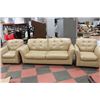 Image 2 : ESTATE LEATHERETTE SOFA W/ 2 CHAIRS