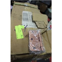 BOX OF DOOR HINGES