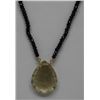Image 2 : 14KT GOLD CLASP SPINEL & QUARTZ NECKLACE