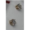 Image 2 : 14KT GOLD DIAMOND (0.45ct) EARRINGS