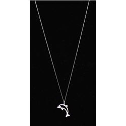 14KT GOLD DIAMOND (0.2ct) PENDANT NECKLACE