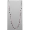 Image 1 : 10KT GOLD PINK SAPPHIRE(8.5ct) NECKLACE