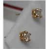 Image 2 : 14KT GOLD DIAMOND(0.65ct) EARRINGS