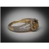 Image 2 : 14KT GOLD YELLOW/WHITE DIAMOND RING W/ MUSIC