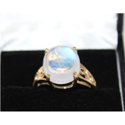 14KT GOLD MOONSTONE RING