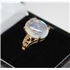 Image 2 : 14KT GOLD MOONSTONE RING