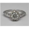 Image 1 : 14KT GOLD DIAMOND(1ct & 0.34ct) RING
