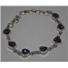 Image 2 : STERLING SILVER AMETHYST BRACELET