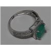 Image 4 : 14KT GOLD EMERALD(1.68ct) & DIAMOND(0.27ct) RING