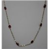 Image 2 : 10KT GOLD RUBY(4.3ct) NECKLACE