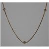 Image 2 : 10KT GOLD DIAMOND(0.48ct) NECKLACE
