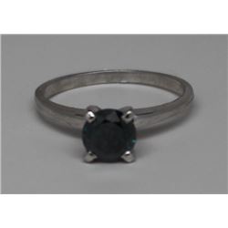 14KT GOLD BLUE DIAMOND(1ct) RING