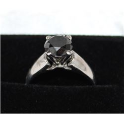 14KT GOLD BLACK DIAMOND(2.2ct) RING