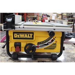 DEWALT DW745 TABLE SAW