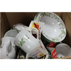 BOX OF ROYAL OAK CHINA DISH SET
