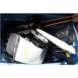 COMPUTER RACING WHEEL SOLD WITH GUITARS & KEYBOARD