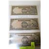 Image 1 : 1944 WW2 100 PESO WAR NOTE JAPANESE OCCUPATION  X3