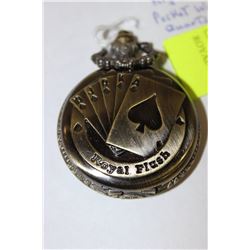 ROYAL FLUSH POCKET WATCH