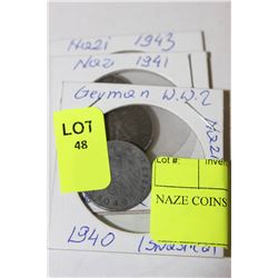 NAZI COINS X3