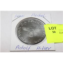 NAZI MEDAL ADOLF HITLER
