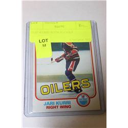 JARI KURRI ROOKIE CARD