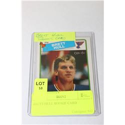 BRETT HULL ROOKIE CARD