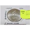 Image 1 : CANADA 5 DOLLAR SILVER COIN